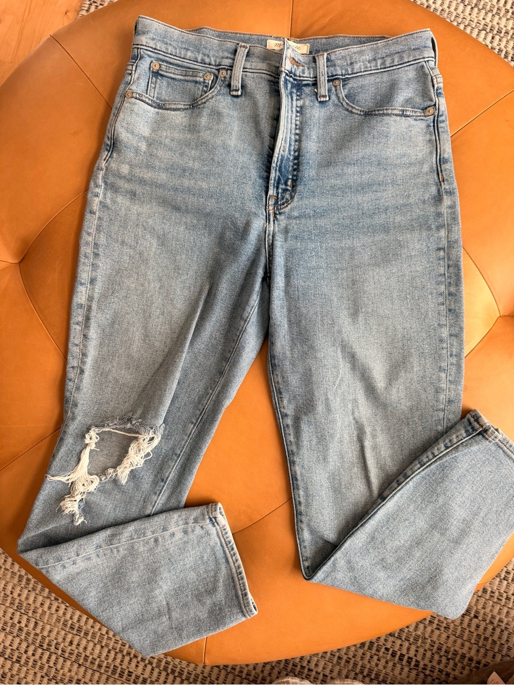 Madewell Perfect Vintage Straight Jean Light Wash